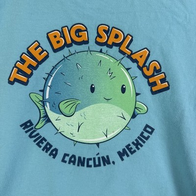 Hootie & The Blowfish The Big Splash Riviera Cancún Mexico Youth Tee Medium — front