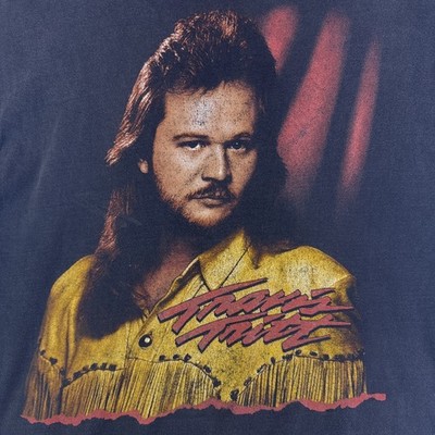 Travis Tritt Authentic Vintage 1993 Tour Tee 90s Country Music XL Hanes Beefy-T — front