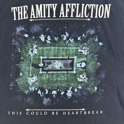 The Amity Affliction This Could Be Heartbreak Band T-Shirt Size XL Black — front
